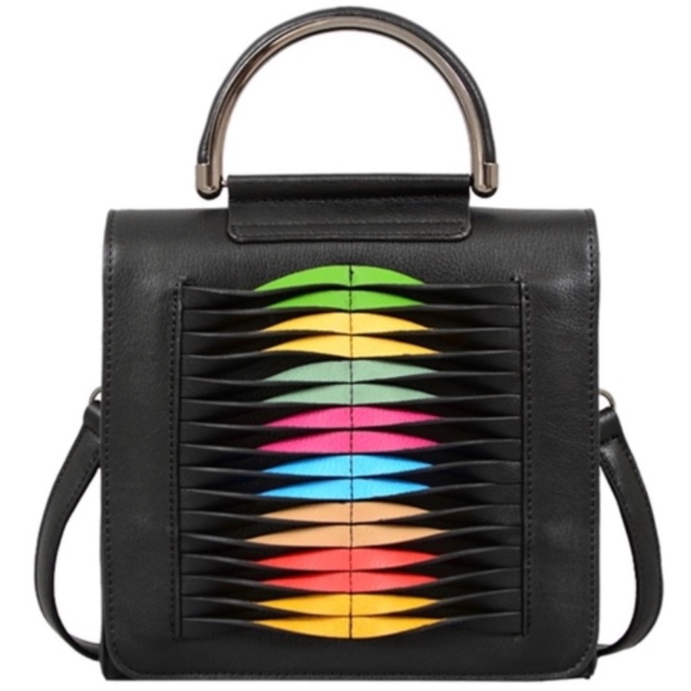 Twisted Satchel Bag.....Brand New....Color: Black/Multi